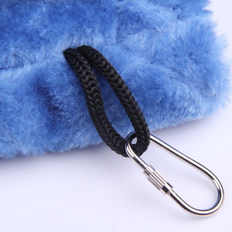 VktechÂ® Plush Snuggle Bird Hammock Hanging Snuggle Cave Happy Hut Bird Parrot Hideaway Size M (23.5 * 22cm) (Blue) - Image 3